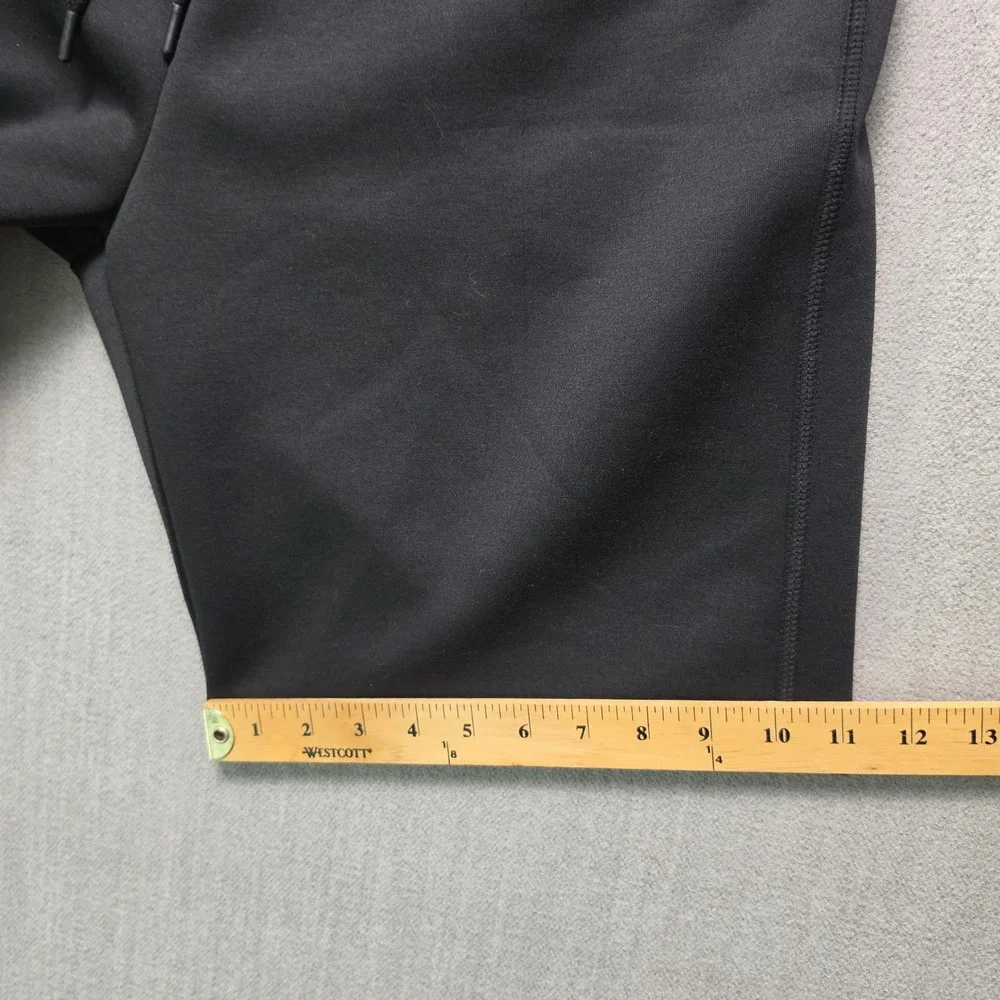 32 Degrees Tech Fleece Shorts Mens L Black Drawstring Lounge Gym Athleisure